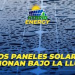 ¿Los Paneles Solares funcionan bajo la lluvia?