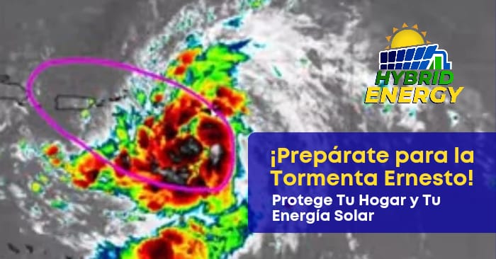 ¡Prepárate para la Tormenta Ernesto!